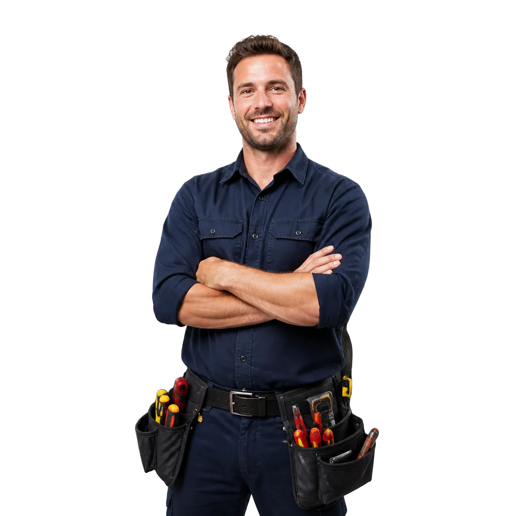 Australian tradie with AI receptionist