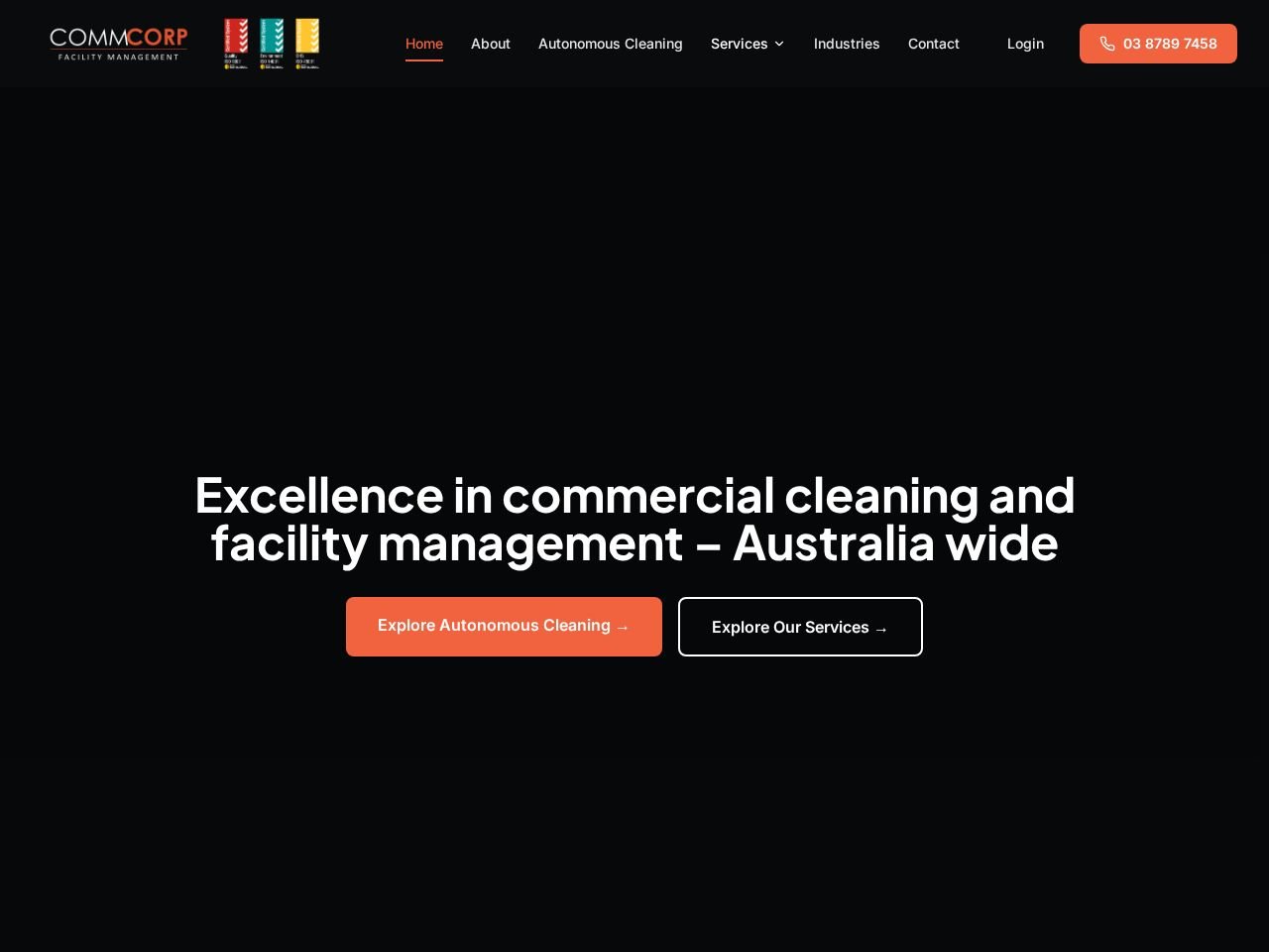 Commcorp FM website preview