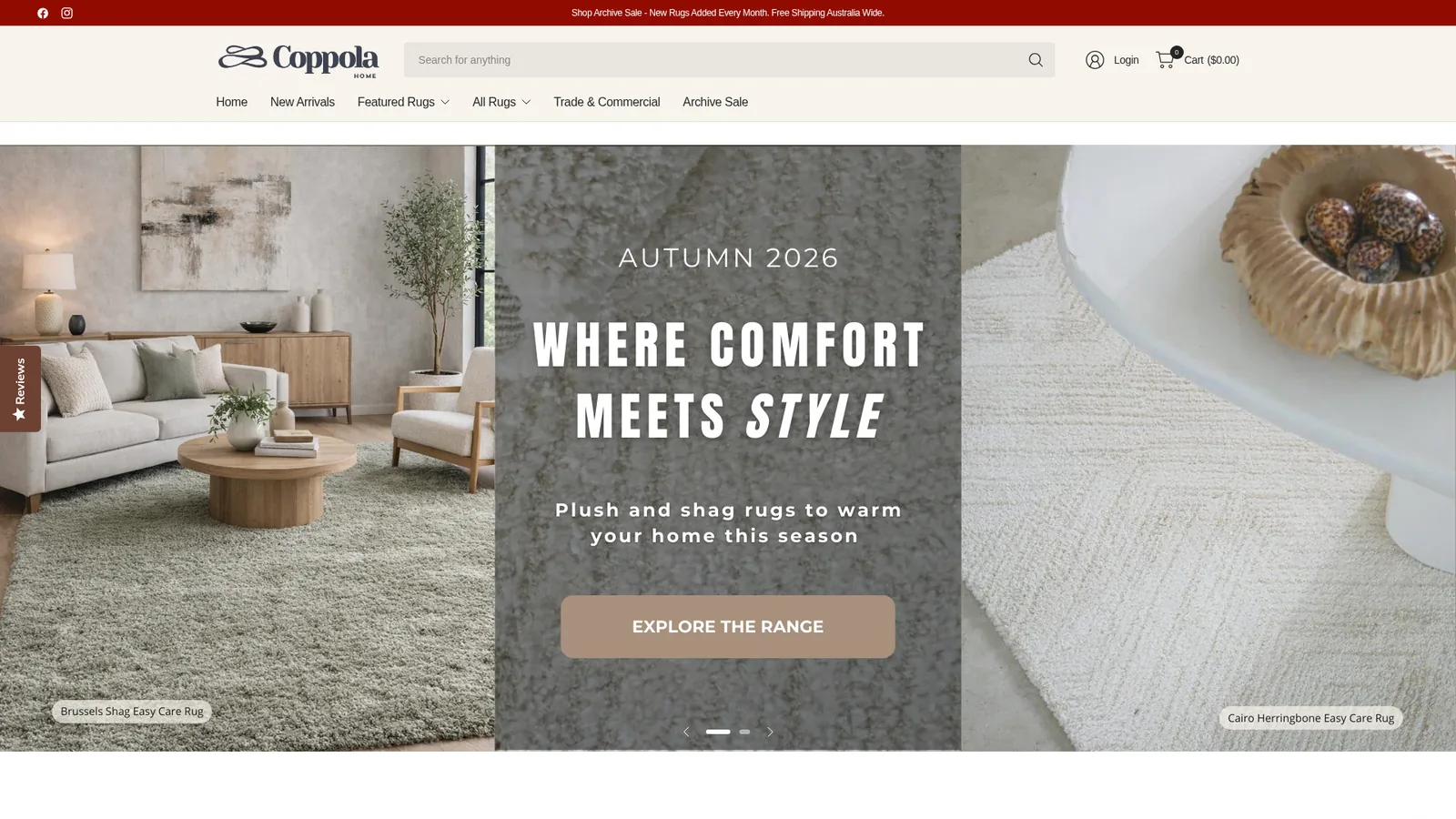 Coppola Home website preview